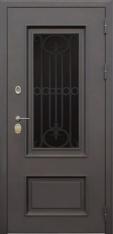 Дверь Тип 9010 МГ (Термо) - Муар медь искра/МДФ сосна белая